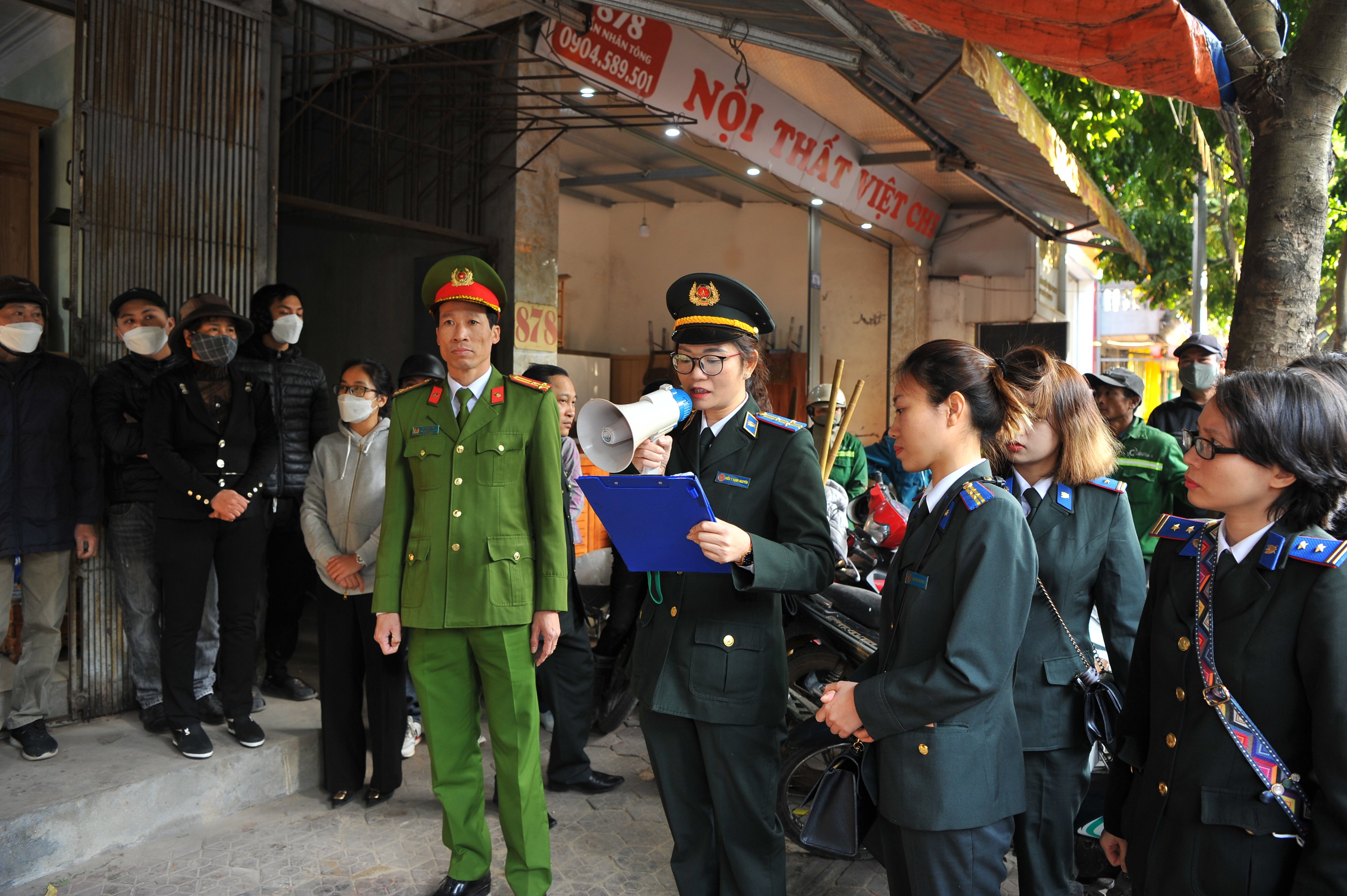 Cưỡng chế thi hành án dân sự ở phường Văn Đẩu (Kiến An)